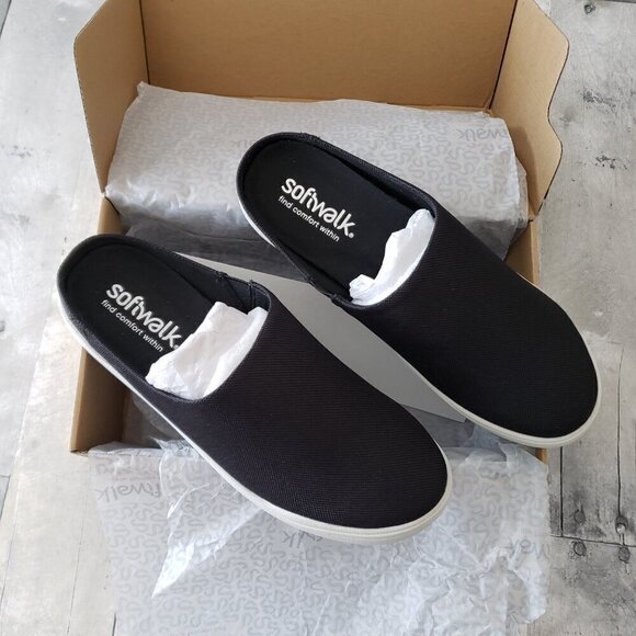 SoftWalk Shoes - NWT - SoftWalk Auburn (Black Canvas) Women's Shoes – Size 11 Wide